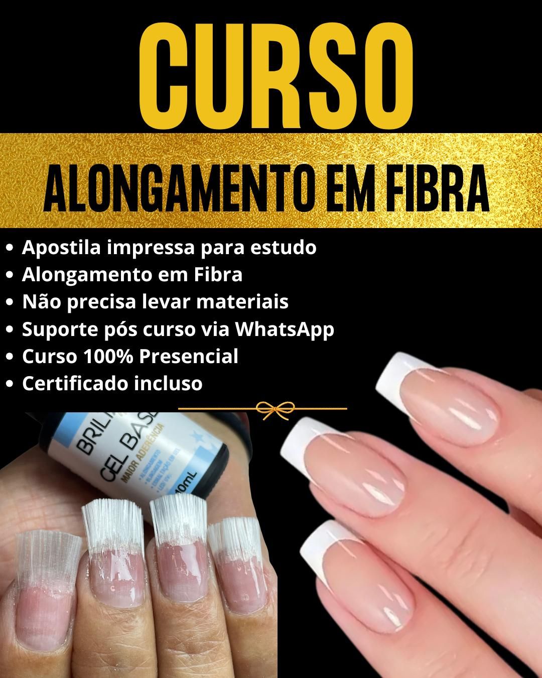 Curso Alongamento em Fibra de Vidro - Miniatura 1