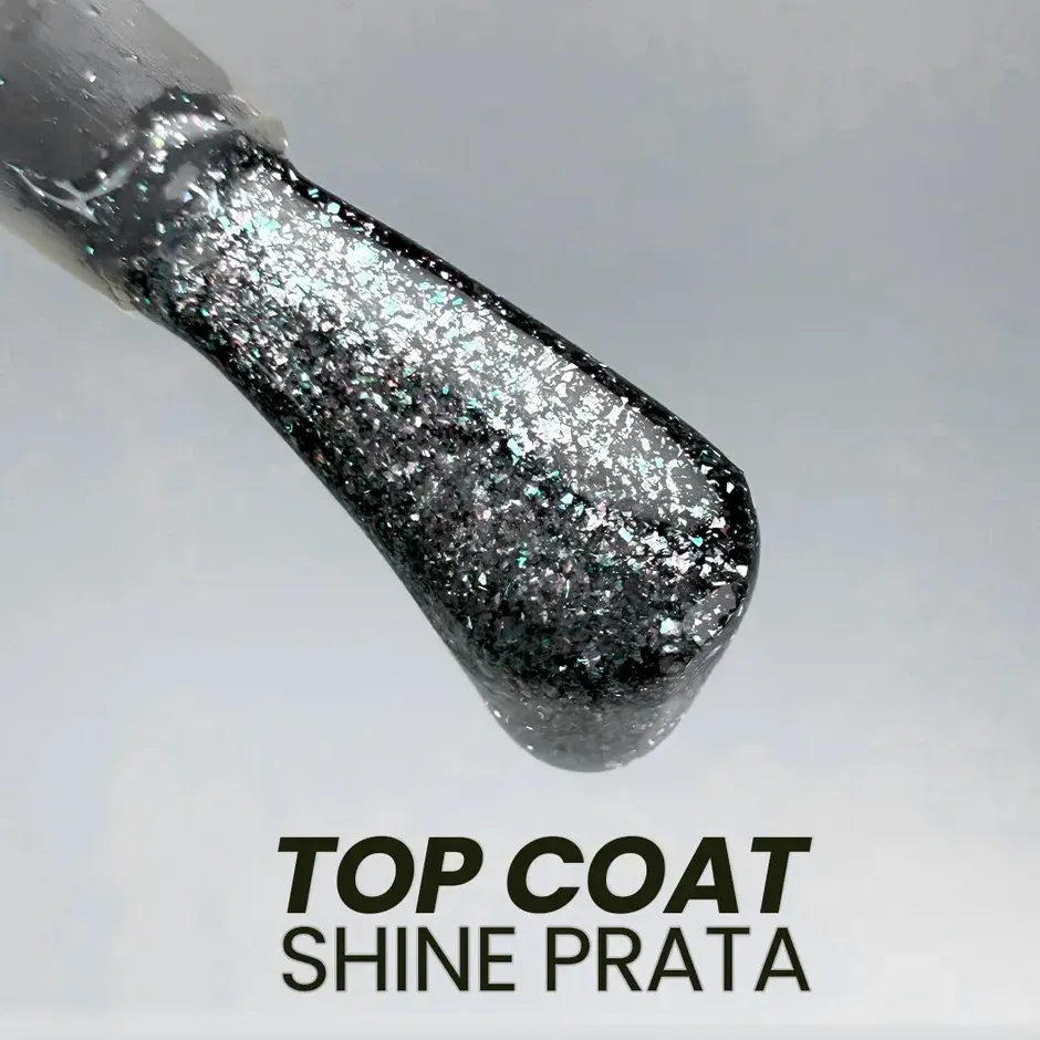 Top Coat Shine Prata - Miniatura 2