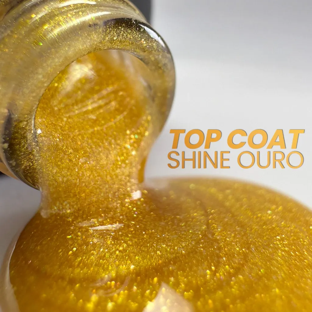 Top Coat Shine Ouro - Miniatura 3